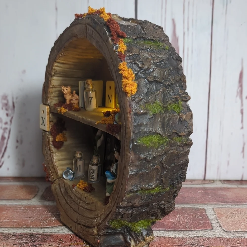Rustic Tree Magical Fairy Trinket‎ Shelf Night Light Magical Mystical Enchanted